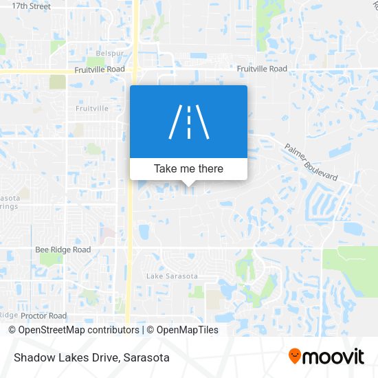 Shadow Lakes Drive map