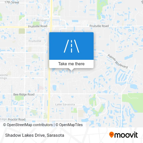 Shadow Lakes Drive map