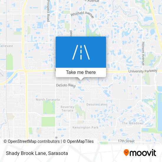 Mapa de Shady Brook Lane