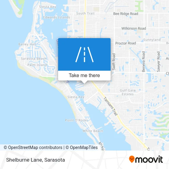 Shelburne Lane map