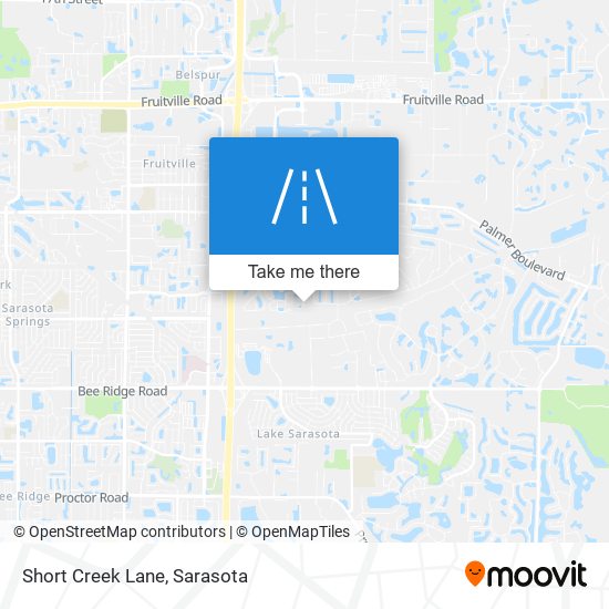 Short Creek Lane map