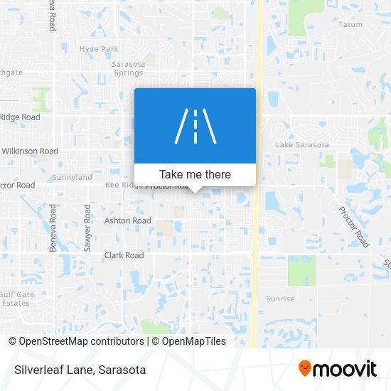 Silverleaf Lane map