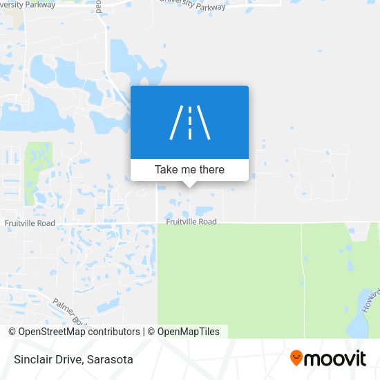 Mapa de Sinclair Drive