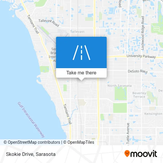 Mapa de Skokie Drive