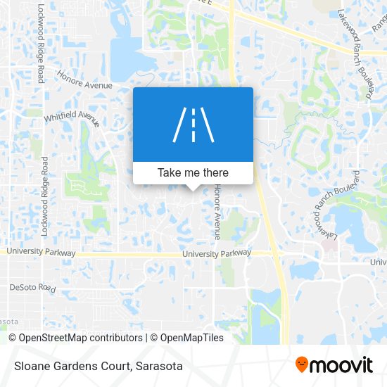 Sloane Gardens Court map