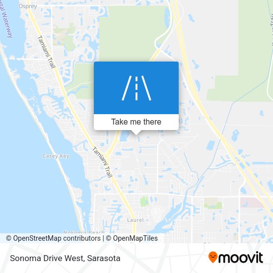 Mapa de Sonoma Drive West