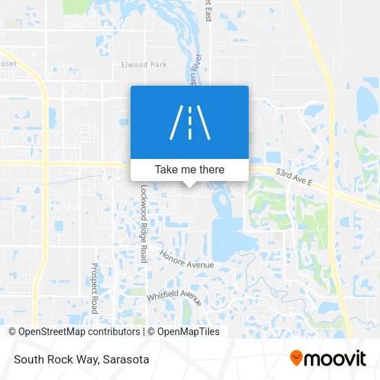 South Rock Way map