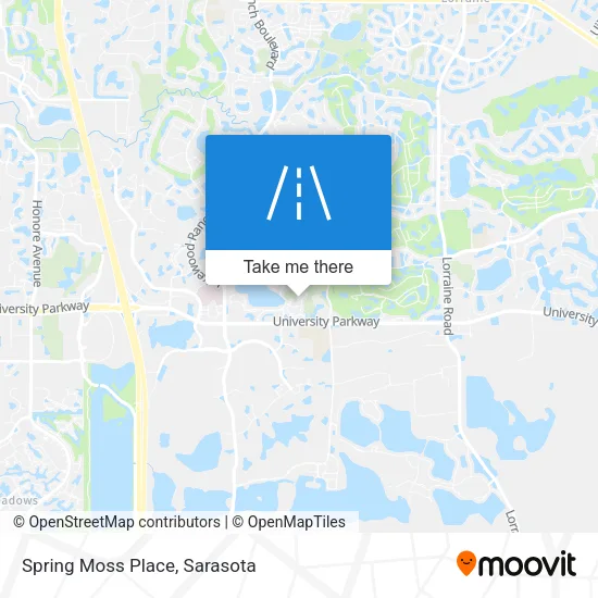Spring Moss Place map