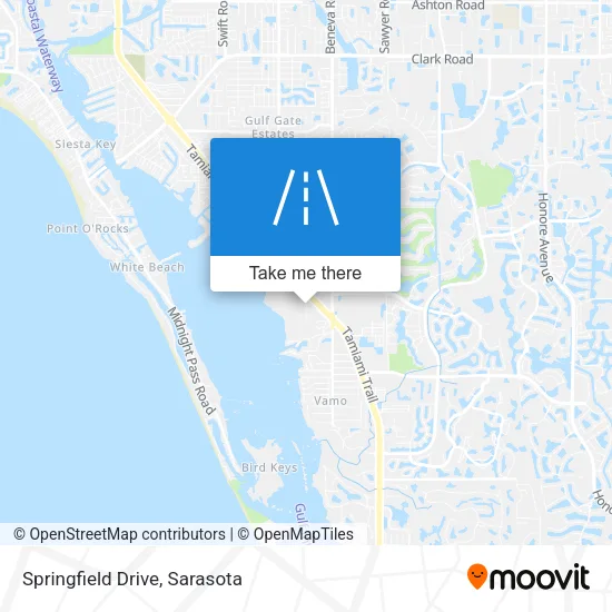 Springfield Drive map