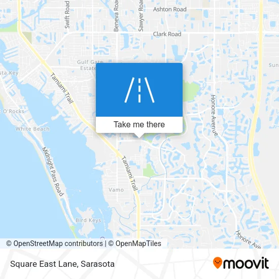 Square East Lane map