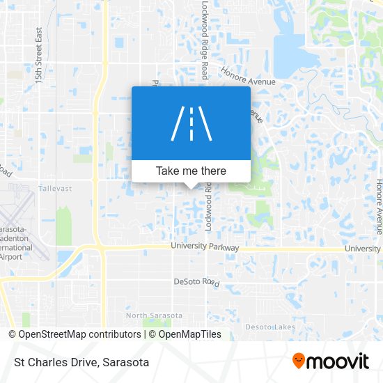 St Charles Drive map