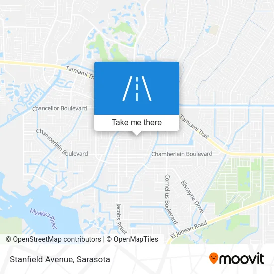 Stanfield Avenue map