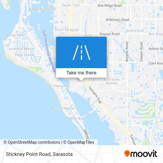 Stickney Point Road map