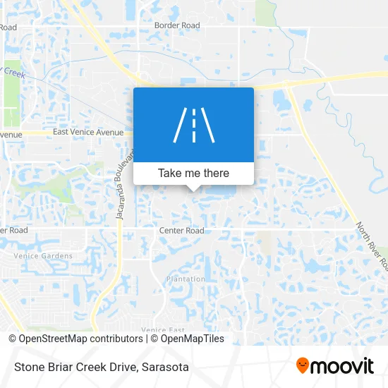 Stone Briar Creek Drive map