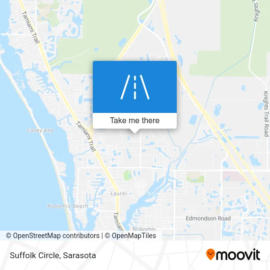 Suffolk Circle map