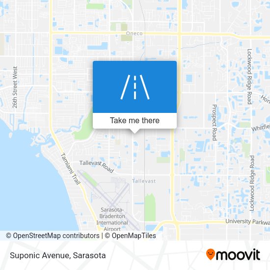 Mapa de Suponic Avenue