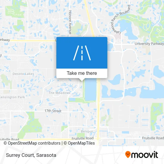 Surrey Court map