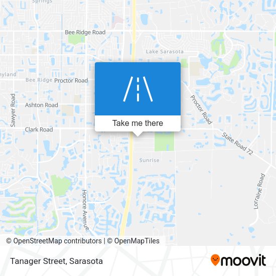 Mapa de Tanager Street