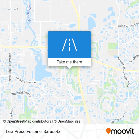 Tara Preserve Lane map