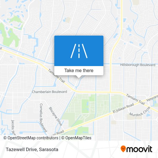 Mapa de Tazewell Drive