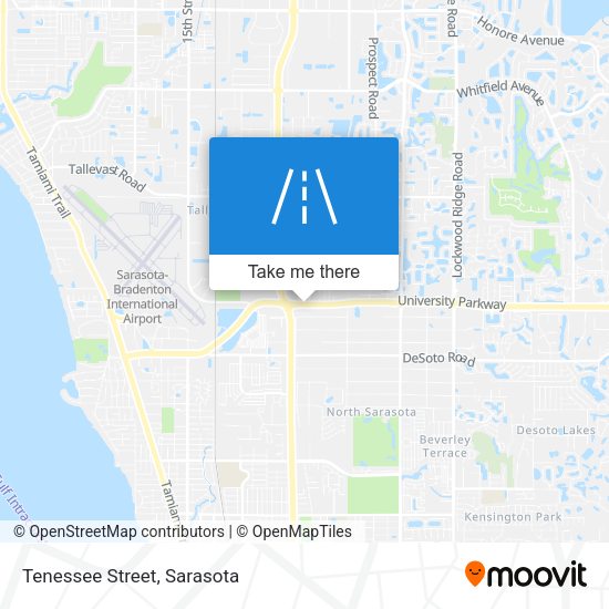 Mapa de Tenessee Street