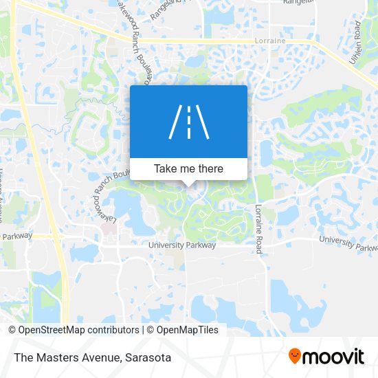 The Masters Avenue map