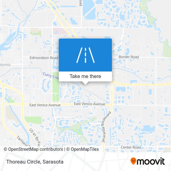 Mapa de Thoreau Circle