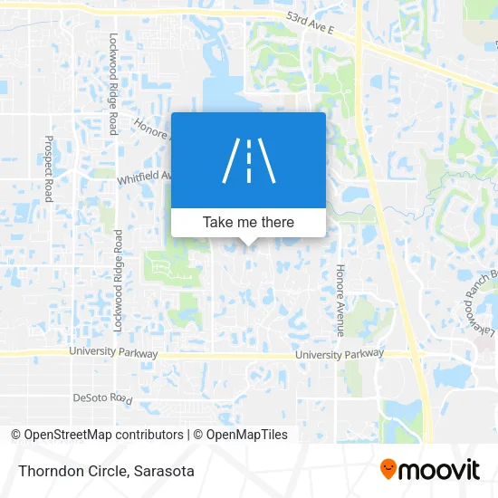 Thorndon Circle map