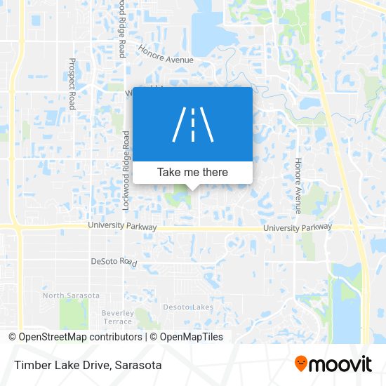 Timber Lake Drive map