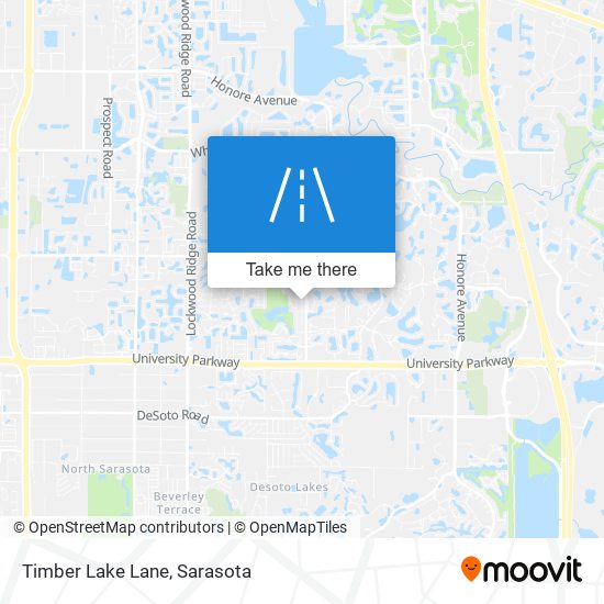 Timber Lake Lane map