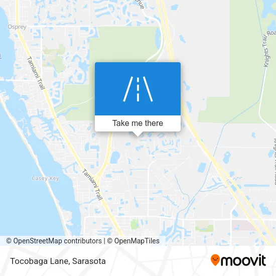 Tocobaga Lane map