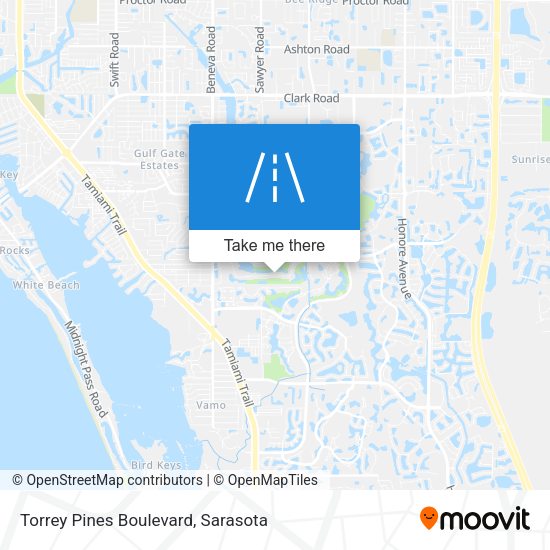 Mapa de Torrey Pines Boulevard