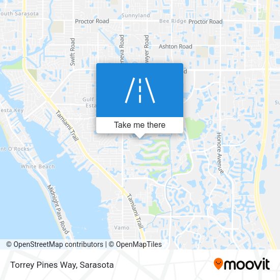 Torrey Pines Way map
