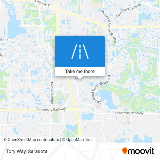 Tory Way map