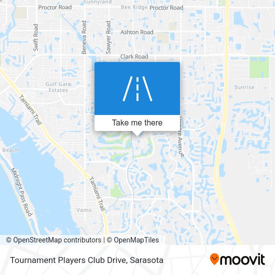 Tournament Players Club Drive map