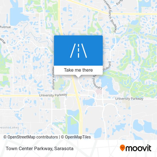 Town Center Parkway map