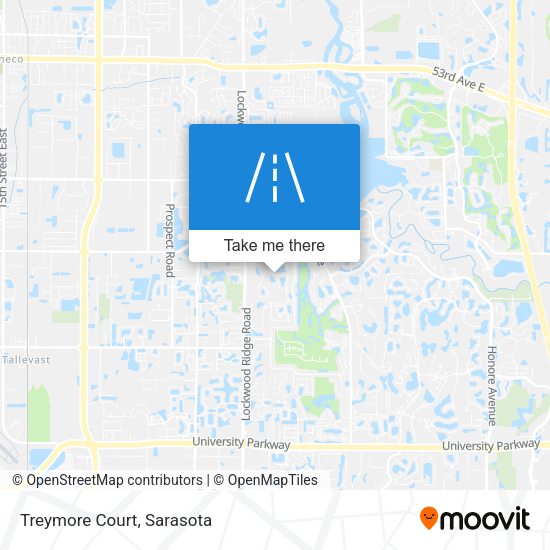 Mapa de Treymore Court