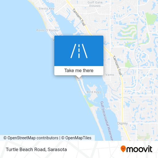 Mapa de Turtle Beach Road