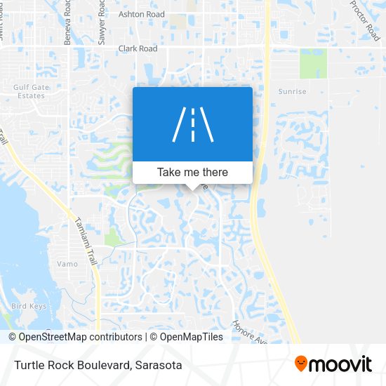 Mapa de Turtle Rock Boulevard