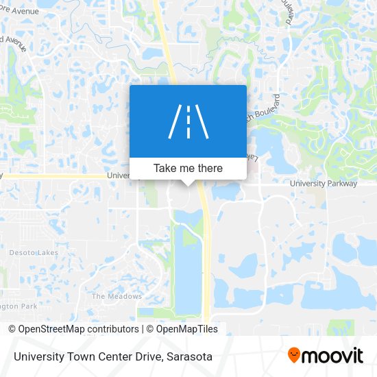 University Town Center Drive map
