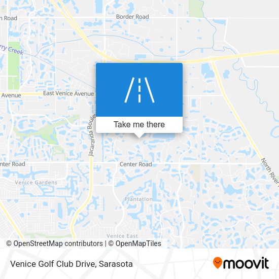 Venice Golf Club Drive map