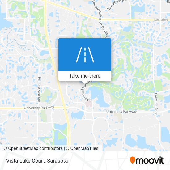 Mapa de Vista Lake Court