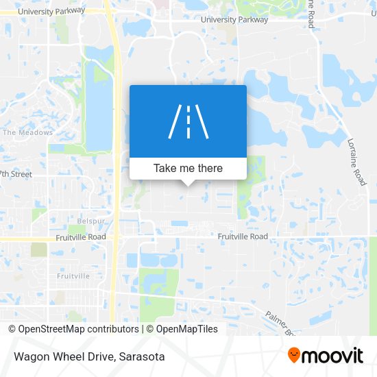 Wagon Wheel Drive map