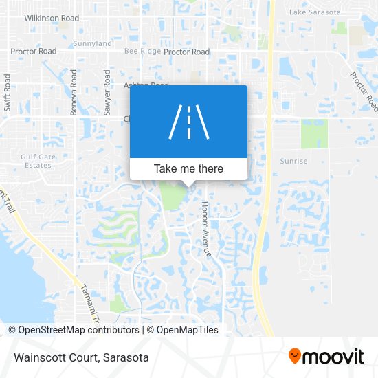 Mapa de Wainscott Court