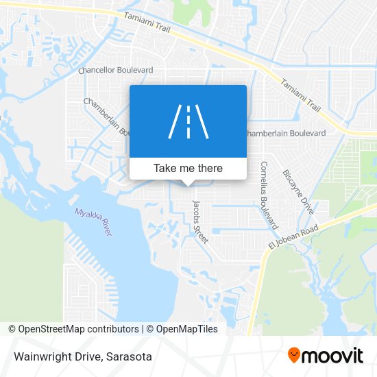 Mapa de Wainwright Drive
