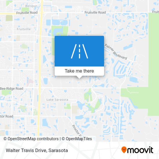 Mapa de Walter Travis Drive