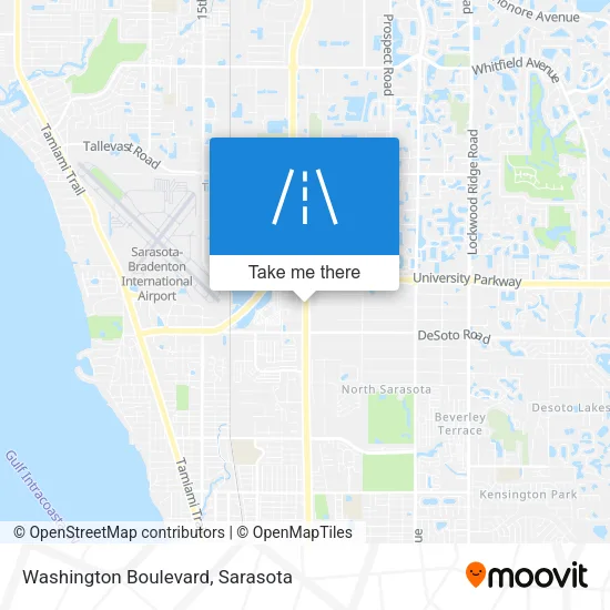 Washington Boulevard map
