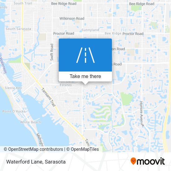 Mapa de Waterford Lane