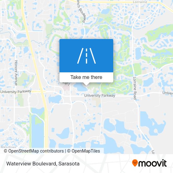 Waterview Boulevard map