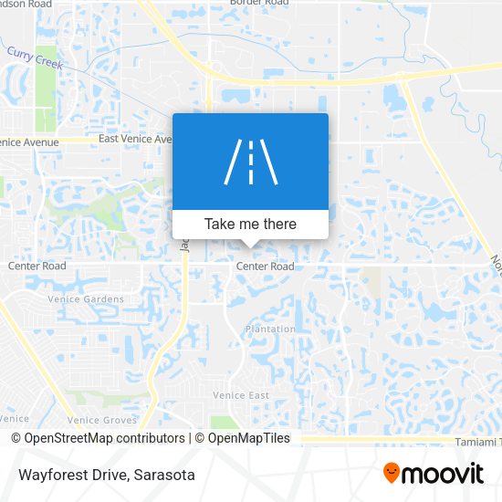 Mapa de Wayforest Drive